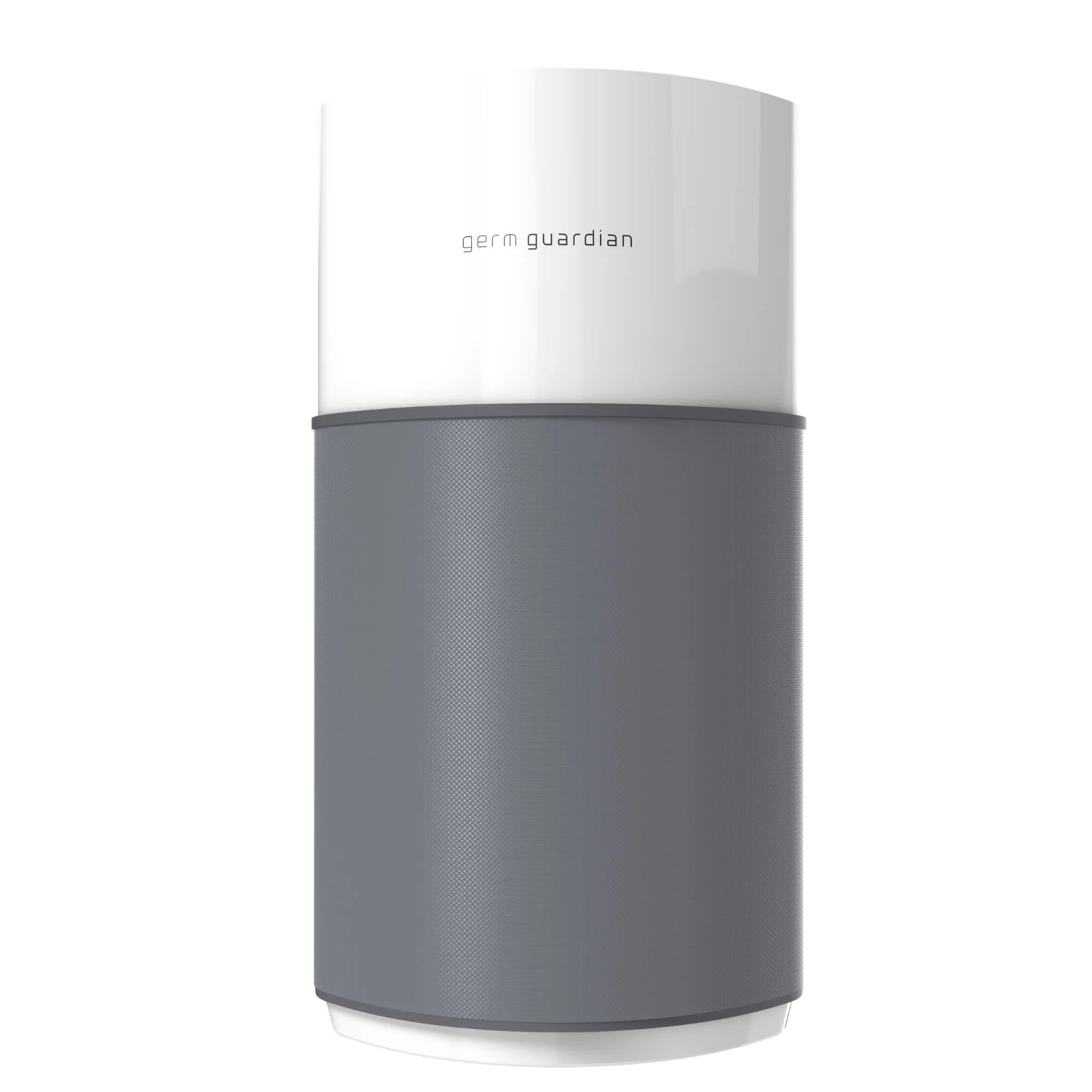 White and gray GermGuardian AP3250 AirSafe XL console purifier with central digital control panel