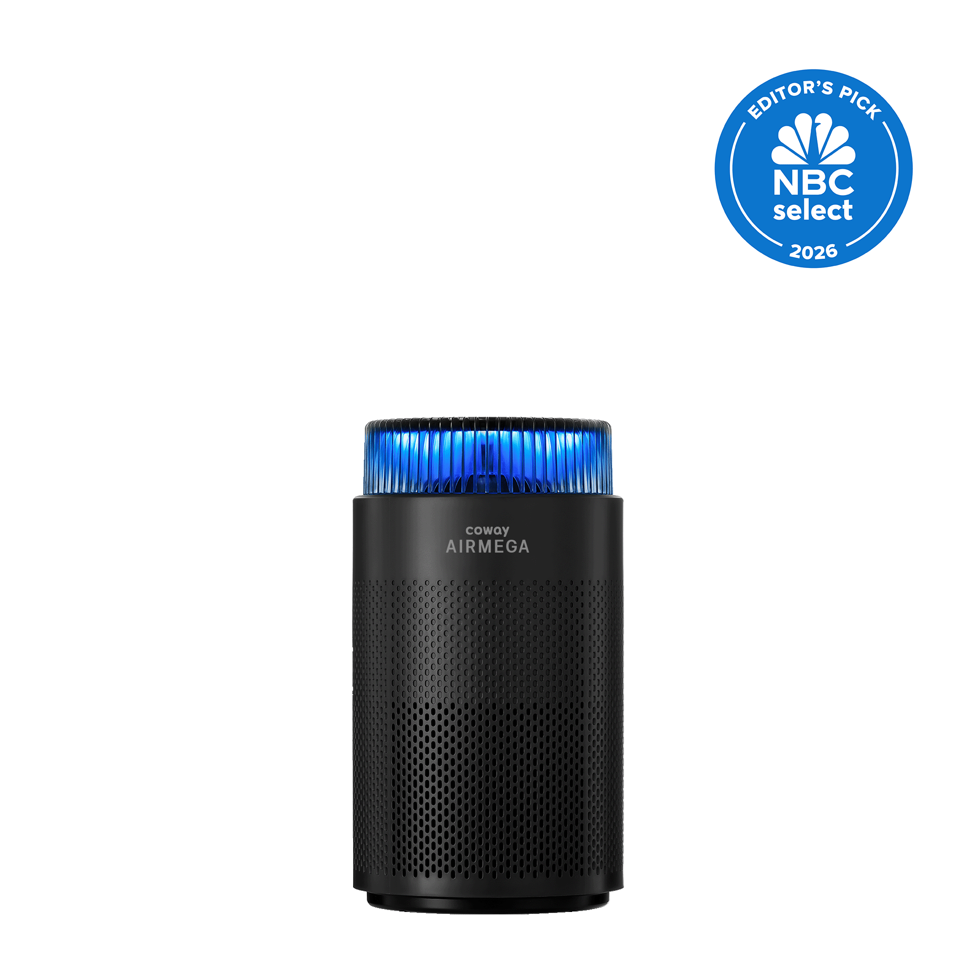 Black Coway Airmega 100, manufacturer render