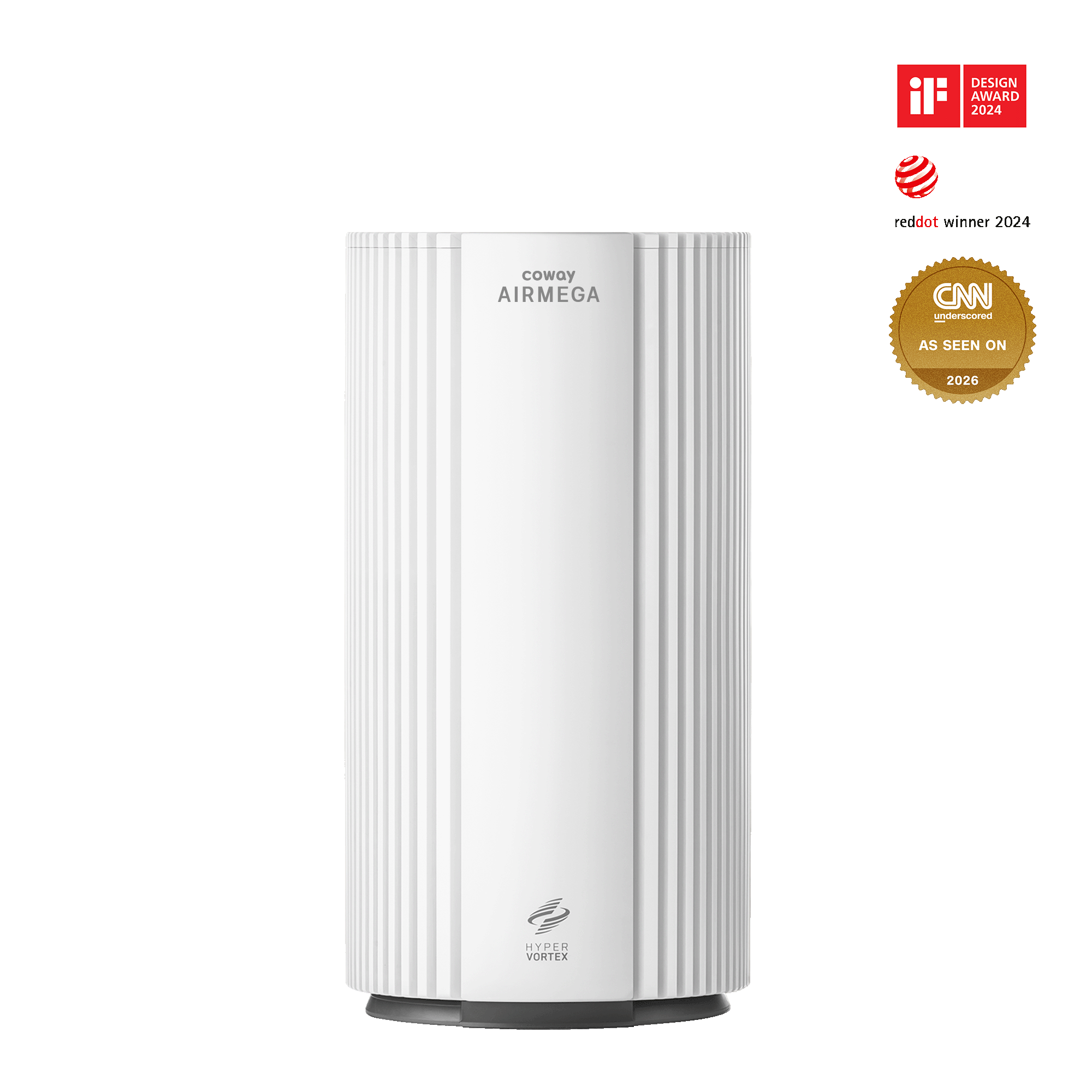 White Coway Airmega 350, exact manufacturer finish render