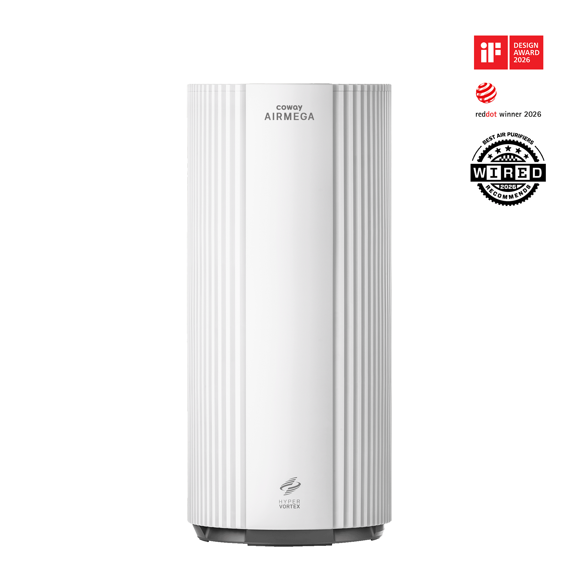 White Coway Airmega 450 exact manufacturer render