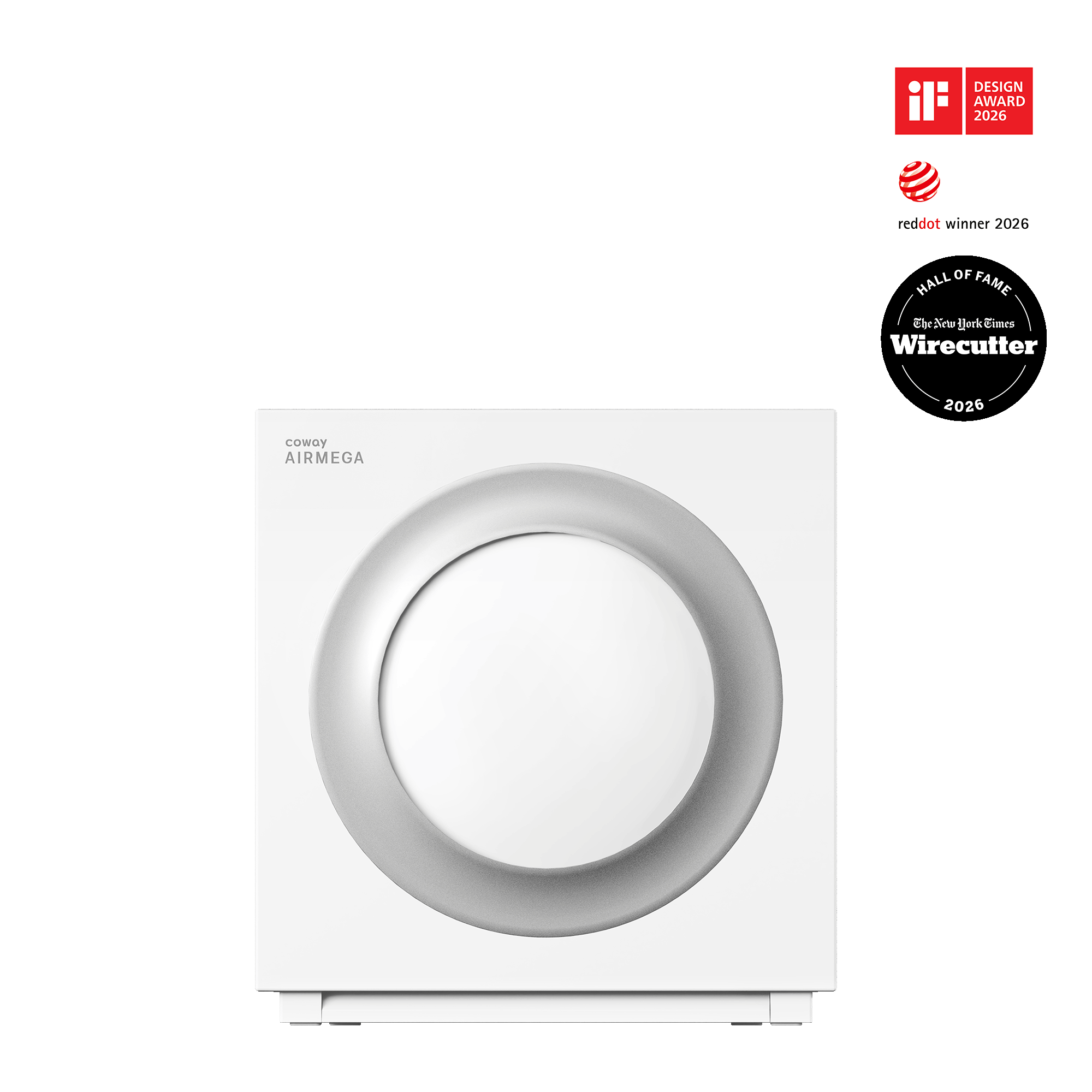 White Coway Airmega Mighty2 AP-1512N, exact manufacturer render
