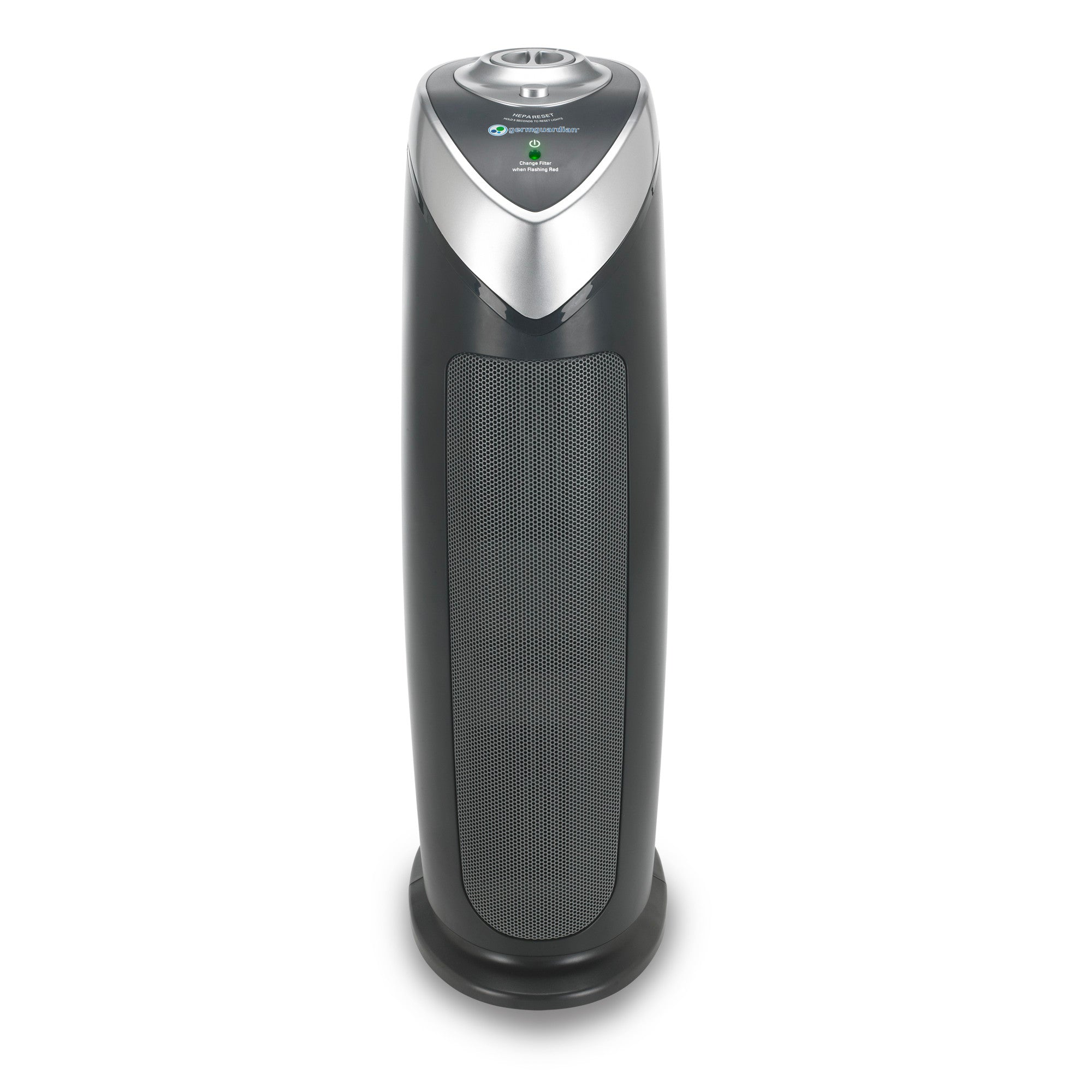 Purificador de aire de torre negro GermGuardian AC4820 22-inch en la imagen de la página del producto de Guardian Technologies