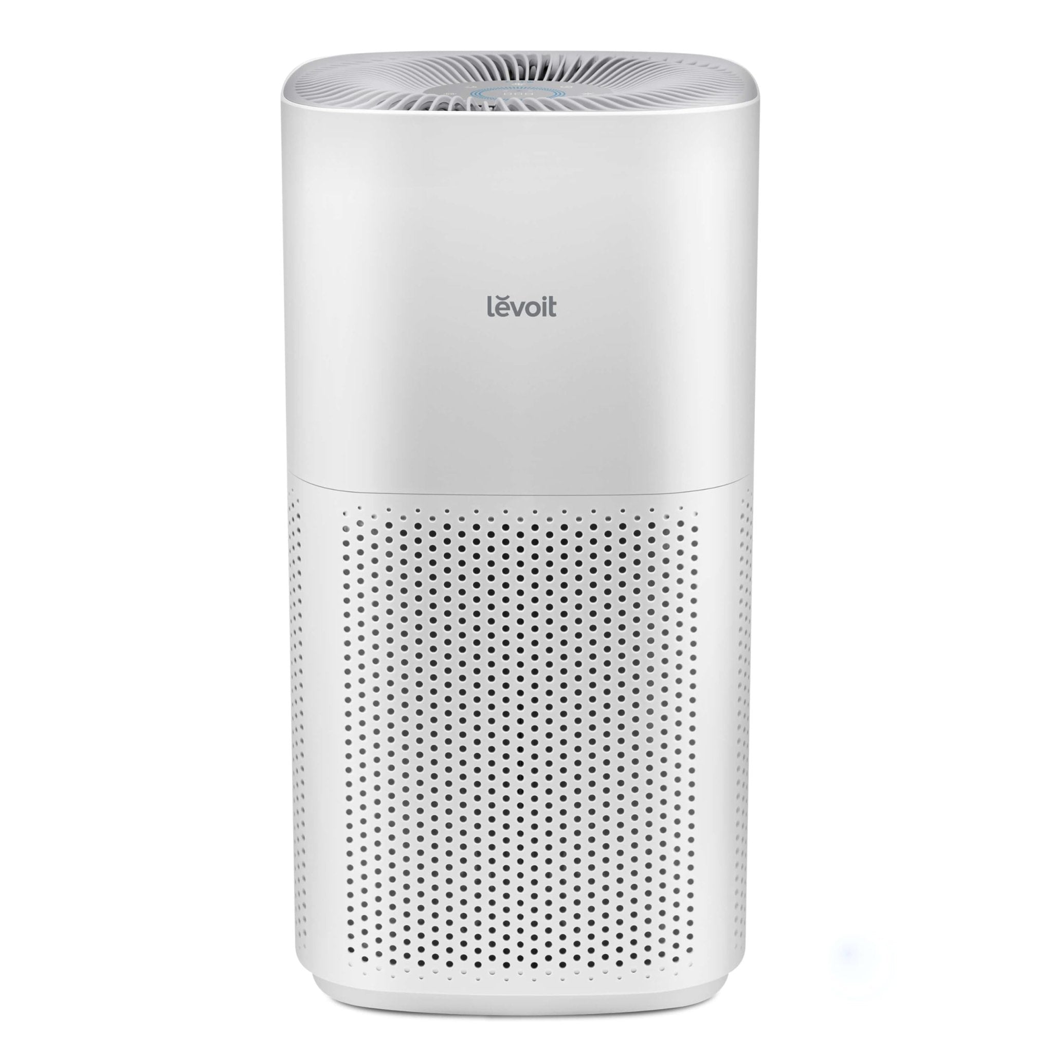 Levoit Core 600S-P broad upper body and tall lower perforated filter intake